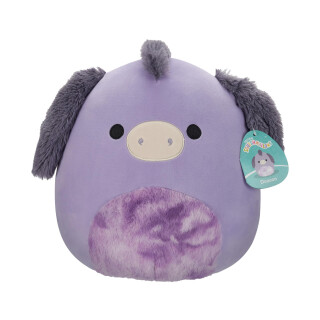 Squishmallows SQCR05425 - Deacon der lila Esel 30 cm, offizielles Jazwares Plüsch, superweiches Kuscheltier