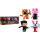 Lansay - Piggy-Pack mit 4 Figuren, 8 cm, Videospielfiguren, 70160