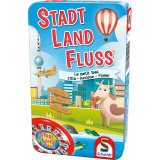 Stadt, Land, Fluss BMM Metalldose