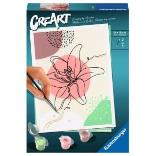 Ravensburger CreArt - Malen nach Zahlen 23542 Floral Line Art ab 12 Jahren