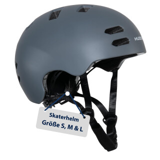 Hudora Allround Grapghit Helm, Graphit, M