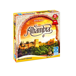 Queen Games Alhambra Revised Edition - Brettspiele Spaß ab 8 Jahren für 2-6 Spieler, Spiel des Jahres 2003, Gesellschaftsspiele für Erwachsene & Kinder