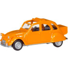 Citroen 2 CV m. Queue orange