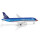herpa Modellflugzeug Sukhoi Civil Aircraft Superjet 100 – 97001, Miniatur im Maßstab 1:200, Sammlerstück, Modell mit Standfuß, Metall