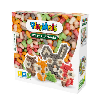 Playmais My 1st Forest Animals Bastel-Set für Kinder ab 3 Jahren | Bunte Basteln | Natürliches Spielzeug | Fördert Kreativität & Motorik | Geschenk für Mädchen & Jungen