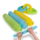alldoro 60331 Flexi Pop Tubes, 3er Set, ausziehbares...