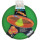 Green alldoro 63017 Sky Light Disc, Wurfscheibe Ø ca. 27 cm, Frisbeescheibe mit 3 LEDs, für Strand, Garten und Outdoor, Wurfspiel für Kinder ab 4 Jahren & Erwachsene, grün