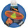 Blue alldoro 63018 Sky Light Disc, Wurfscheibe Ø ca. 27 cm, Frisbeescheibe mit 3 LEDs, für Strand, Garten und Outdoor, Wurfspiel für Kinder ab 4 Jahren & Erwachsene, blau