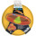 Orange alldoro 63019 Sky Light Disc, Wurfscheibe Ø ca. 27 cm, Frisbeescheibe mit 3 LEDs, für Strand, Garten und Outdoor, Wurfspiel für Kinder ab 4 Jahren & Erwachsene, orange