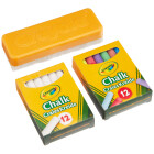 CRAYOLA – 24 Weiße und Farbige Kreide-Set...
