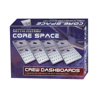 Battle Systems Core Space Miniatures Board Game - Trader Crew Dashboards & Pegs Booster Pack (Multiplayer, Ages 14+)