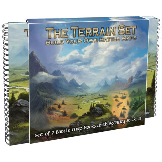 Loke Battlemats | The Terrain Set Build Your Own Battle Map Kit | RPG | Accessory | Ages 14+ | English