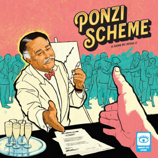 Bright Eye Games | Ponzi Scheme Brettspiel auf Englisch für Erwachsene | Strategisches Spiel für 3-5 Spieler | Handels- und Betrugsspiel zum Spielen mit Freunden