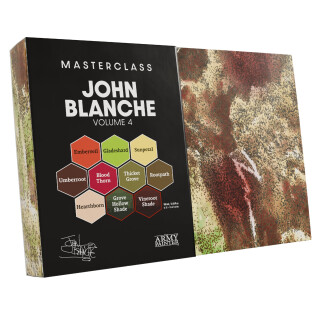 The Army Painter, Masterclass John Blanche Volume 4 Set, 8 x 18 ml Warpaints Fanatic Farben, 2 Washes & 1 Kunstdruck - für Tabletop-Miniaturen
