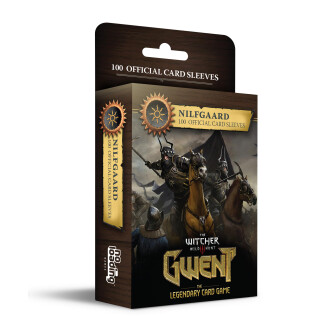 No Loading Games, Gwent Art Sleeves – Nilfgaard, enthält 100 Art Sleeves, Standardgröße