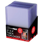 25 Ultra Pro 3 x 4 Toploader Thick - 55pt