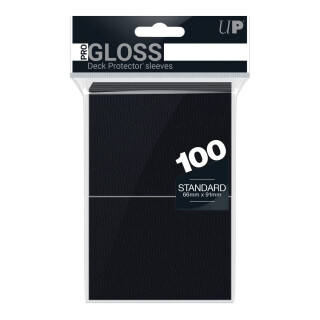 100 Ultra Pro Deck Protector Sleeves Black - Schwarz