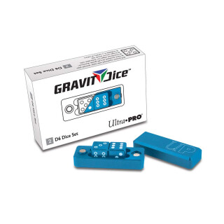 Ultra Pro D6 - 2 Dice Set Gravity Dice - Cobalt