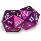 Ultra Pro Heavy Metal D20 Dice - Grenadine
