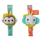 Bright Starts Rassel- und Beißringarmband Affe und...