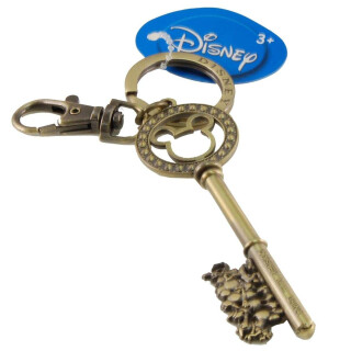 Mickey Mouse and Friends Master Key Gold Gemmed Key Chain
