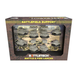 Catalyst Game Labs BattleTech | Mercenaries Forcepack | Battlefield Support: Battle & Fire | Expansion | Miniature Game Ages 14+ | Spiel auf Englisch, Nicht zutreffend