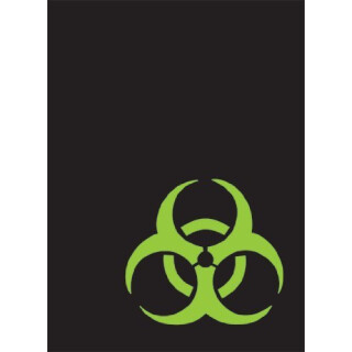 Legion Iconic Black and Green Bio-Hazard Sleeves/Deck Protectors (50-Count)