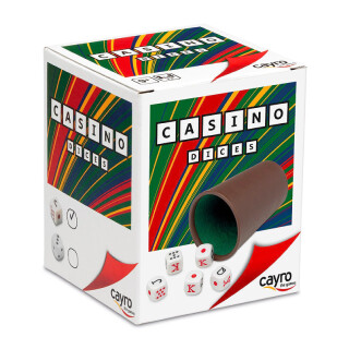 Cayro – Poker Casino Würfelbecher – innen gefütterter Becher. Gutes Design – ideal für Brettspiele – einzigartiges Design – zum Verschenken