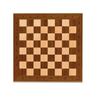 Cayro – Professionelles Schachbrett aus Holz – Weiß und Braun – Elegantes Design – Robust und langlebig, handgefertigt – Brettspiele