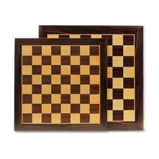 Cayro – Schachbrett – Dunkles Holz – Größe 40 x 40 cm – handwerkliche Qualität – makellose Verarbeitung – Elegantes Design – widerstandsfähig und langlebig, handgefertigt