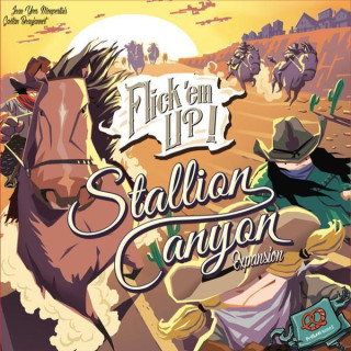 Flick em Up! Stallion Canyon Expansion - Board Game - Brettspiel - Englisch Deutsch Franz”sisch - English German French