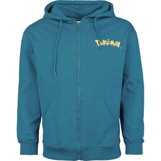 Pokémon Relaxo Männer Kapuzenjacke türkis XXL 60% Baumwolle, 40% Polyester Fan-Merch, Gaming