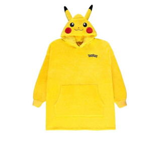 Pokémon Pikachu Männer Kapuzenpullover gelb L-2XL 100% Polyester Fan-Merch, Gaming
