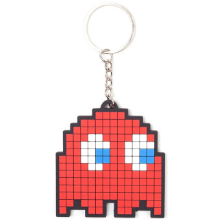 Bioworld Pac-Man - Blinky Rubber Keychain