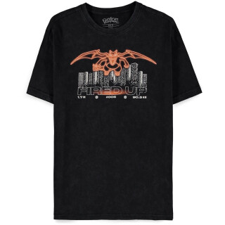 Pokémon Charizard Männer T-Shirt schwarz M 100% Baumwolle Fan-Merch, Gaming