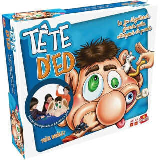 TETE DED - Jeu de Société Interactif pour Enfants dès 3 Ans - Jeu Amusant et Dégoutant - Pas Besoin de Savoir Lire - Rires Garantis - Jeu dAmbiance Familial - 2 à 4 Joueurs