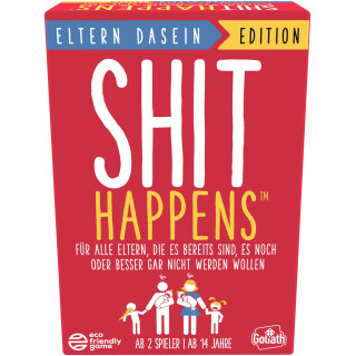 Goliath Shit Happens Eltern Dasein Edition, Kartenspiel ab 14 Jahren, Gesellschaftsspiele für 2 Oder Mehr Spieler