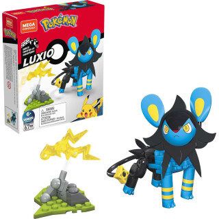 MEGA Construx GMD36 - Pokémon Luxio, Bauset mit 70 Bausteinen, ab 6 Jahren