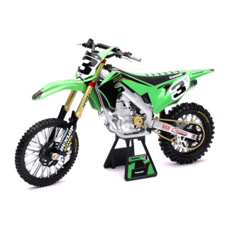 NewRay - NEW49663 - Kawasaki KX 450 2019 #3 Eli Tomac - Echelle : 1/6