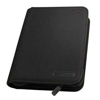 Ultimate Guard Mini American 9-Pocket XenoSkin ZipFolio (Black)