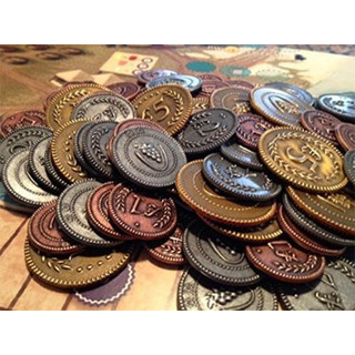 Metal Lira Coins - Viticulture Tuscany Expansion - Münzen