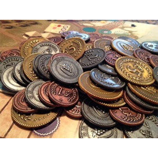 Metal Lira Coins - Viticulture Tuscany Expansion - Münzen