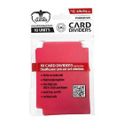 Ultimate Guard Standard Size Card Dividers (Pack of 10, Red)