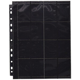 Ultimate Guard 32-Pocket "Mini American" Pages (10-Pages, Black)