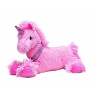 Einhorn rosa - weicher Samtplüsch 33x19x24 cm
