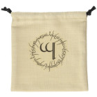 Elvish Beige & black Dice Bag