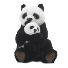 WWF Plüschtier Pandamutter mit Baby (28cm)