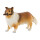 Bullyland 65444 - Spielfigur - Langhaarcollie Lassie, Circa 9.5 cm