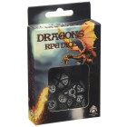 Dragons Black & white Dice Set (7)