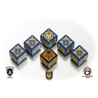 Warmachine Cygnar Faction D6 Dice (6)
